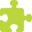 Puzzle Piece Solid Green